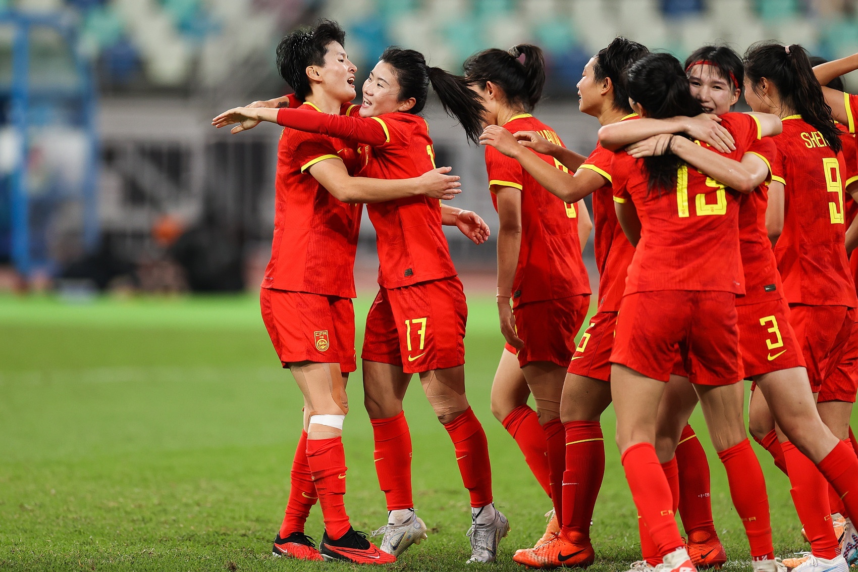 国际女足赛事中的中国队傲视群雄